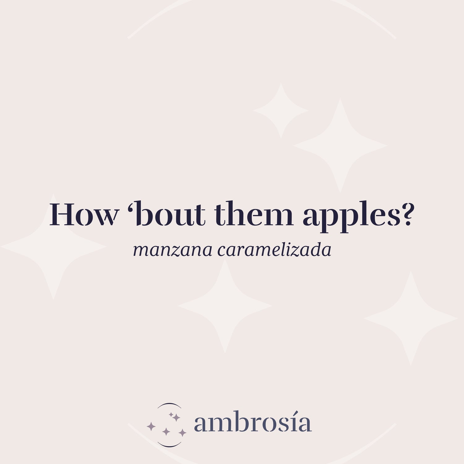 How 'bout them apples?