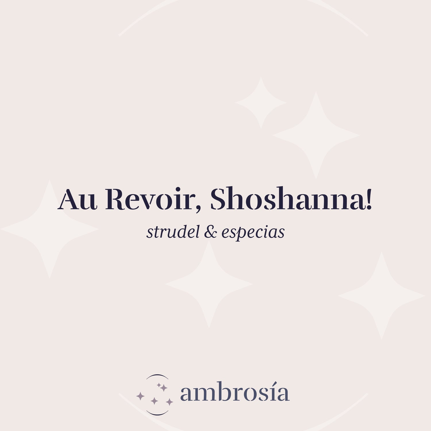 Au revoir, Shosanna!